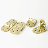 Alise 4 Pcs Sewing Machine Table Folding Flip Top Hinge,Golden HY4004G-4P