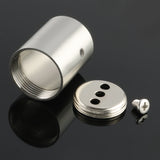 Alise 1-Inch Dia Shower Rod Flange Set Closet Rod Holder Flange Socket Bracket Support,FL1025LS-4P Stainless Steel Brushed Finish 4 Pcs,FL1025LS-4P