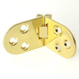 Alise 4 Pcs Sewing Machine Table Folding Flip Top Hinge,Golden HY4004G-4P