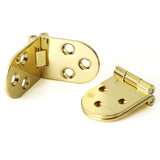 Alise 4 Pcs Sewing Machine Table Folding Flip Top Hinge,Golden HY4004G-4P