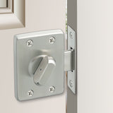 Alise Rotate Bolt Latch SUS 304 Stainless Steel Gate Latches Safety Door Slide Lock,MS026F-LS Brushed Nickel,MS026F-LS