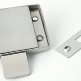 Alise Rotate Bolt Latch SUS 304 Stainless Steel Gate Latches Safety Door Slide Lock,MS026F-LS Brushed Nickel,MS026F-LS